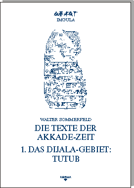 Umschlag Imgula 3/1 - Sommerfeld - Die Texte der Akkade-Zeit